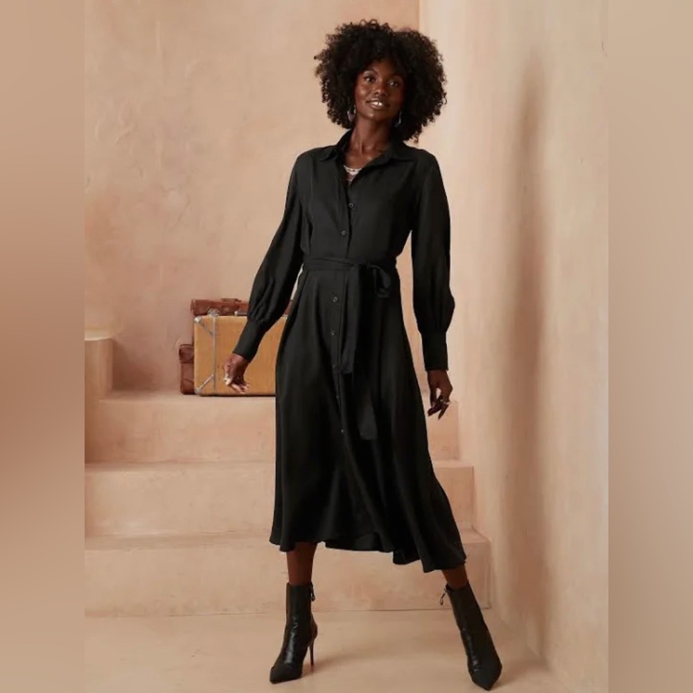 Midi Shirt Dress